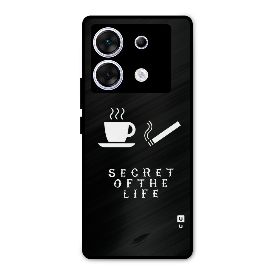 Secrate of Life Metal Back Case for Infinix Zero 30 5G