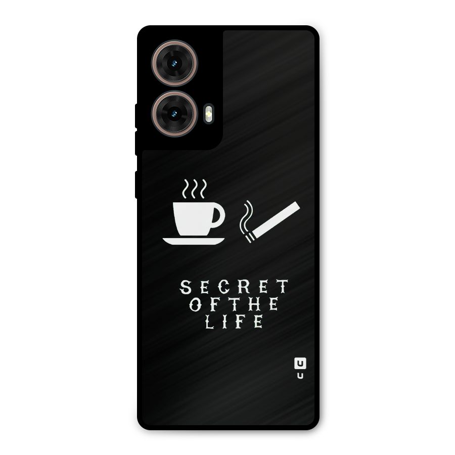 Secrate of Life Metal Back Case for Moto G85