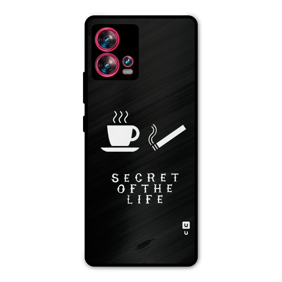 Secrate of Life Metal Back Case for Motorola Edge 30 Fusion