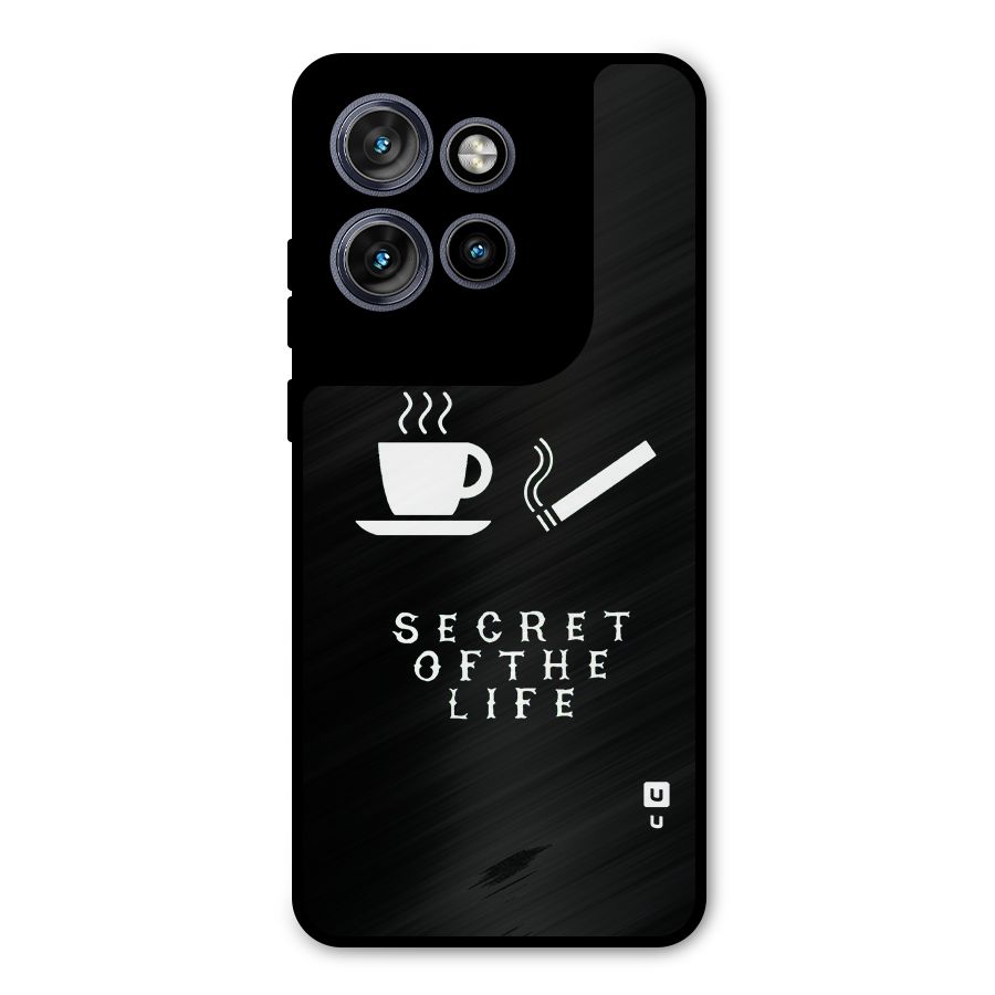 Secrate of Life Metal Back Case for Motorola Edge 50 Neo