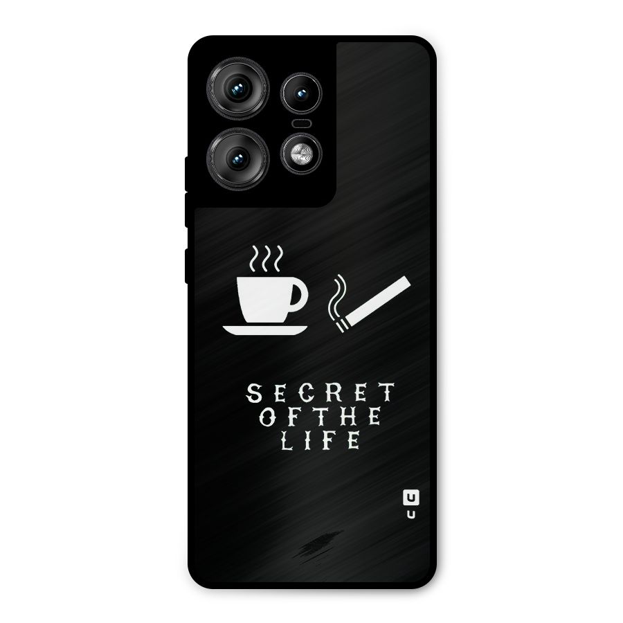 Secrate of Life Metal Back Case for Motorola Edge 50 Pro