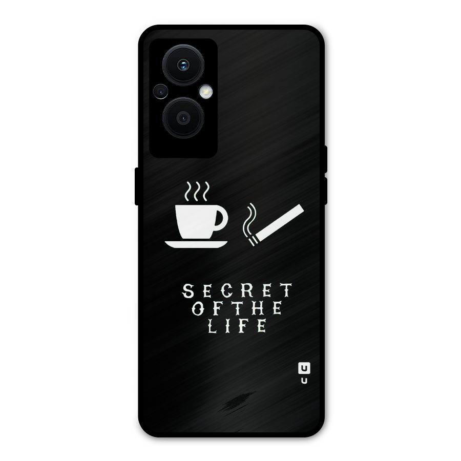 Secrate of Life Metal Back Case for Oppo F21 Pro 5G