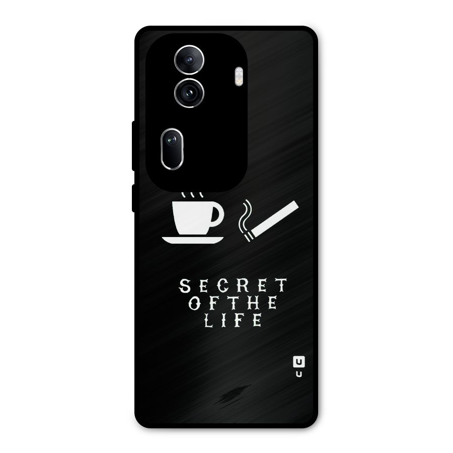 Secrate of Life Metal Back Case for Oppo Reno11 Pro 5G