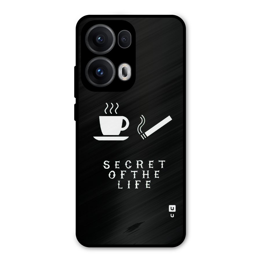 Secrate of Life Metal Back Case for Oppo Reno13 Pro