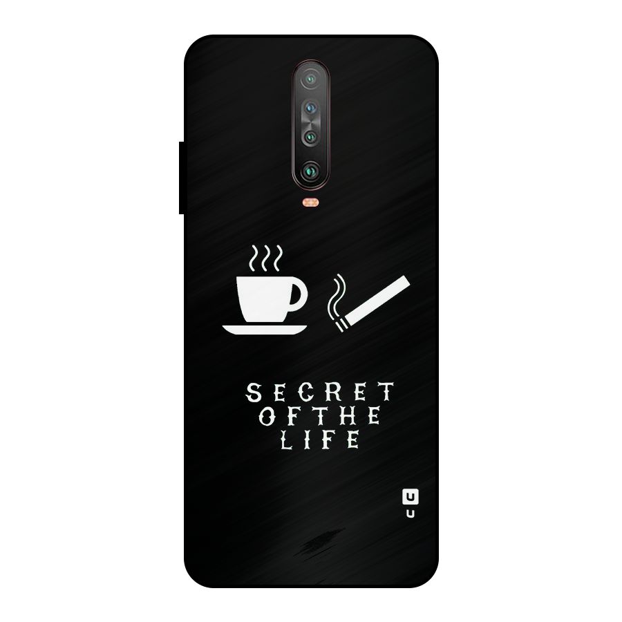 Secrate of Life Metal Back Case for Poco X2