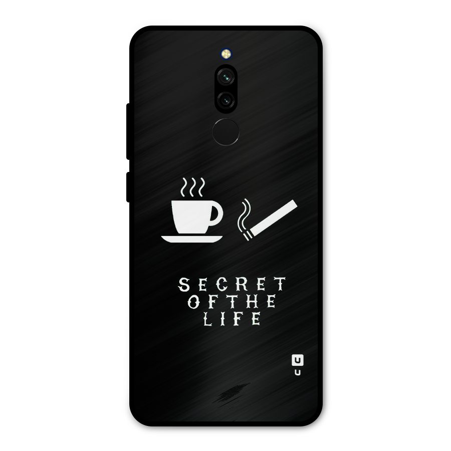 Secrate of Life Metal Back Case for Redmi 8