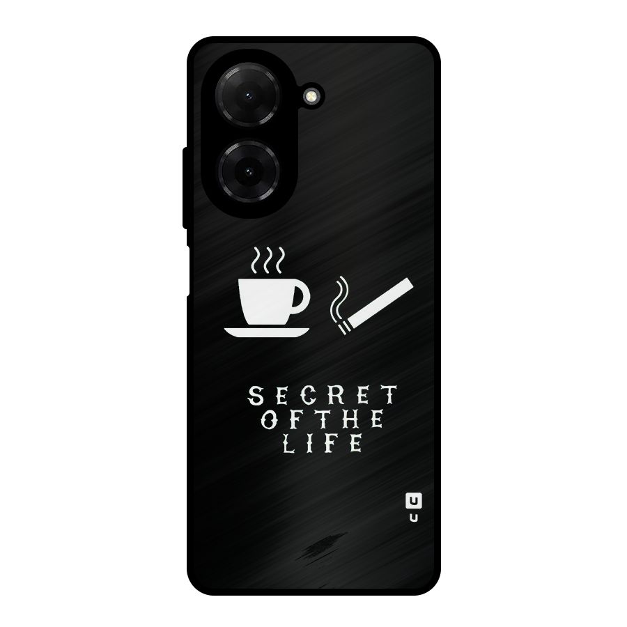 Secrate of Life Metal Back Case for Redmi A5 4G