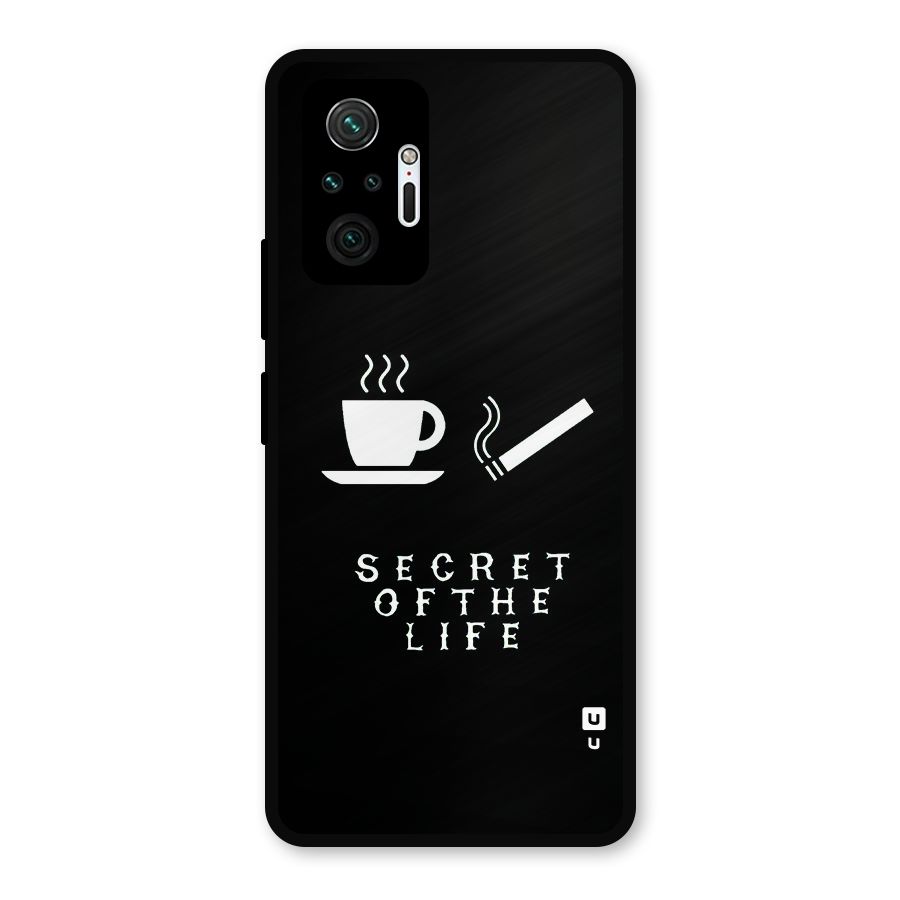 Secrate of Life Metal Back Case for Redmi Note 10 Pro Max