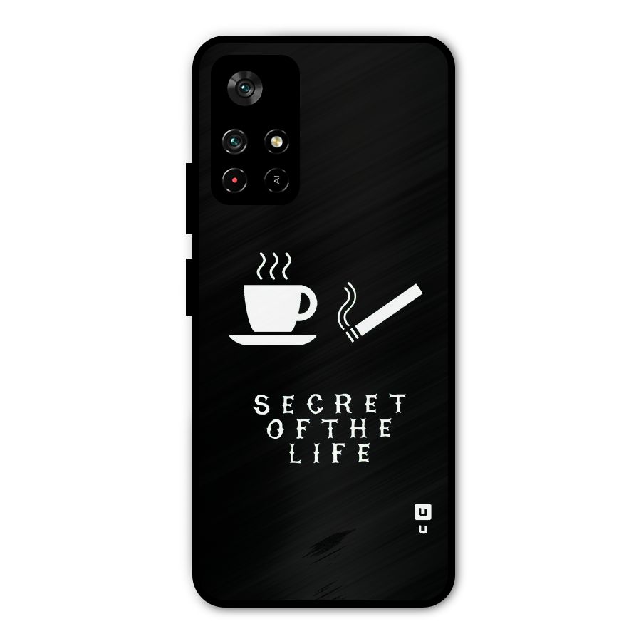 Secrate of Life Metal Back Case for Redmi Note 11T 5G