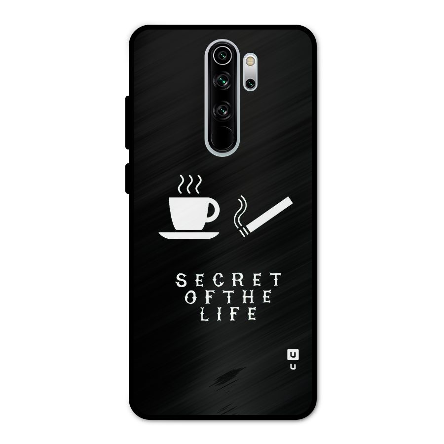 Secrate of Life Metal Back Case for Redmi Note 8 Pro
