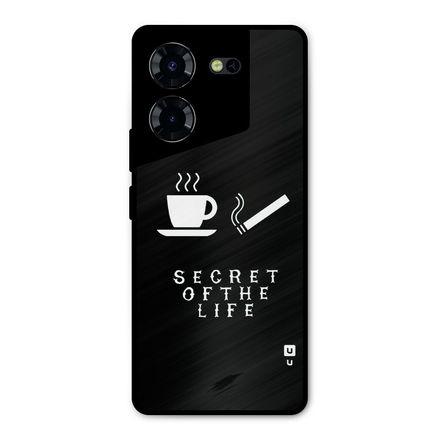 Secrate of Life Metal Back Case for Tecno Pova 5 Pro 5G