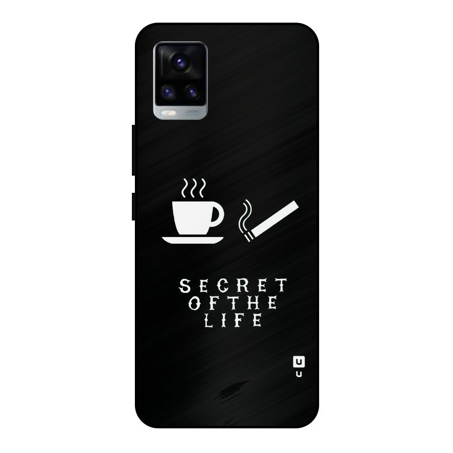 Secrate of Life Metal Back Case for Vivo V20 2021