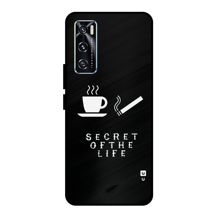 Secrate of Life Metal Back Case for Vivo V20 SE