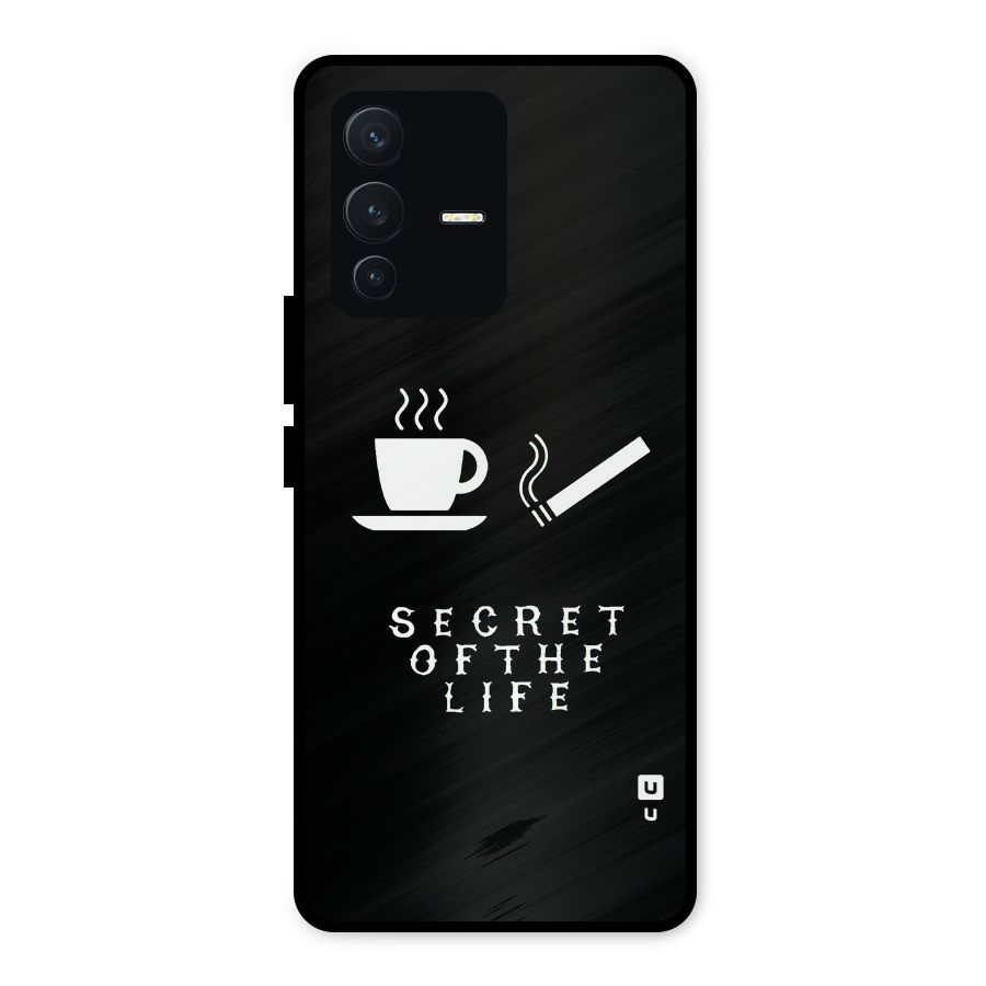Secrate of Life Metal Back Case for Vivo V23 5G