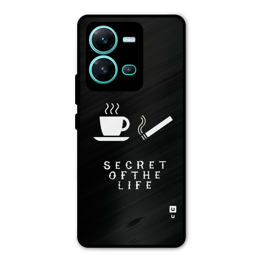 Secrate of Life Metal Back Case for Vivo V25