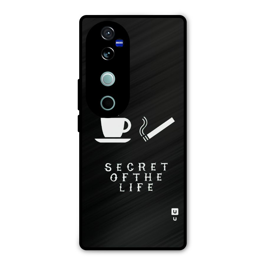 Secrate of Life Metal Back Case for Vivo V40