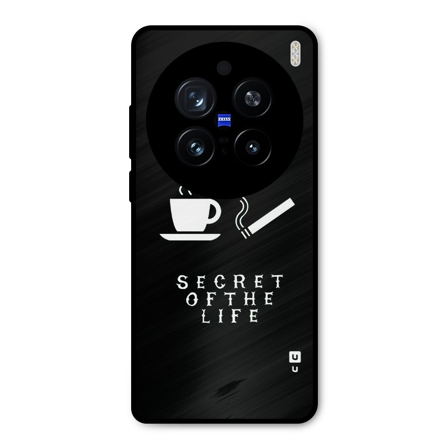Secrate of Life Metal Back Case for Vivo X200 Pro