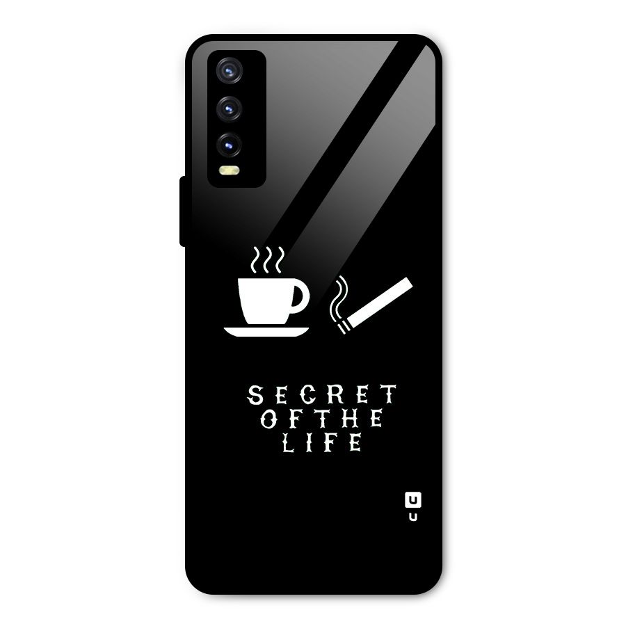 Secrate of Life Metal Back Case for Vivo Y20 2021