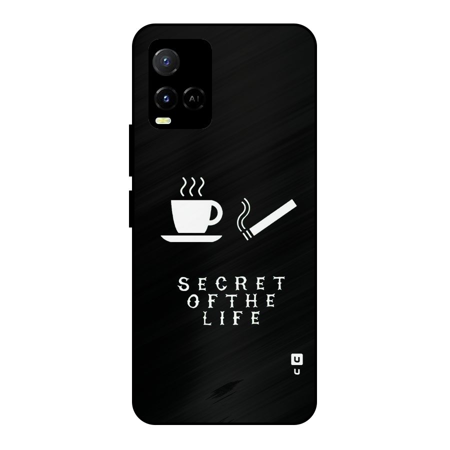 Secrate of Life Metal Back Case for Vivo Y21T