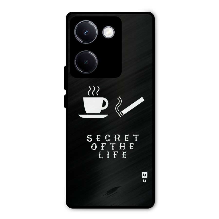 Secrate of Life Metal Back Case for Vivo Y300 Plus