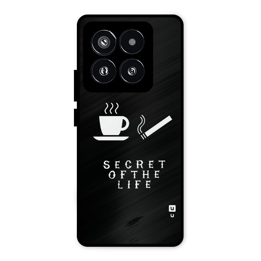 Secrate of Life Metal Back Case for Xiaomi 14 Pro