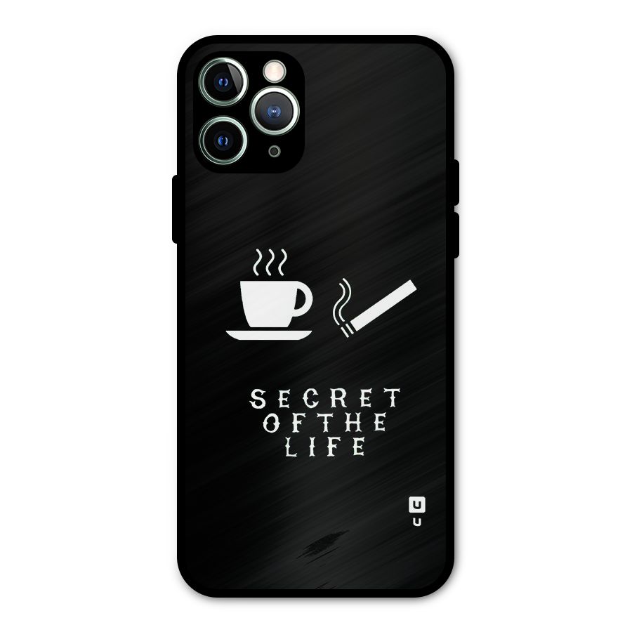 Secrate of Life Metal Back Case for iPhone 11 Pro Max