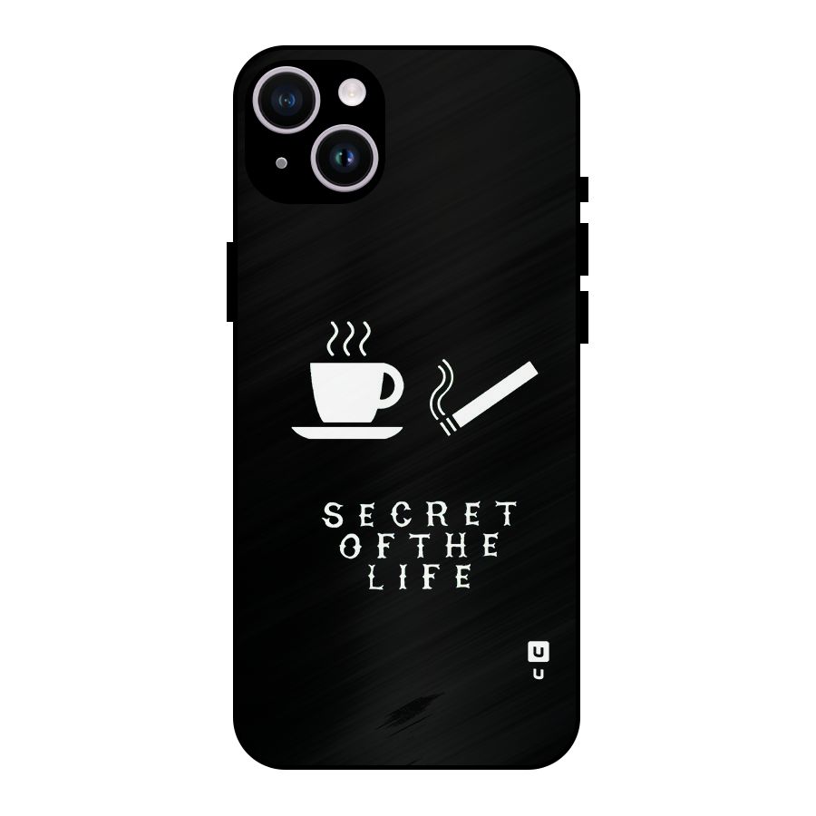 Secrate of Life Metal Back Case for iPhone 14 Plus