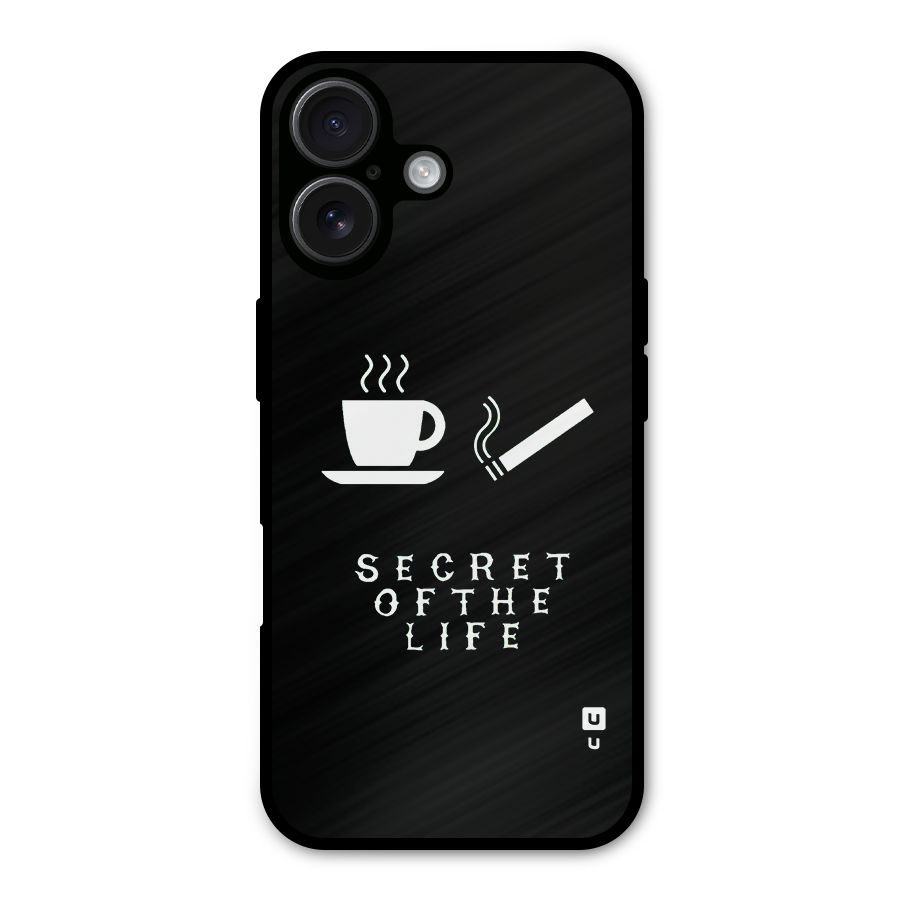Secrate of Life Metal Back Case for iPhone 16