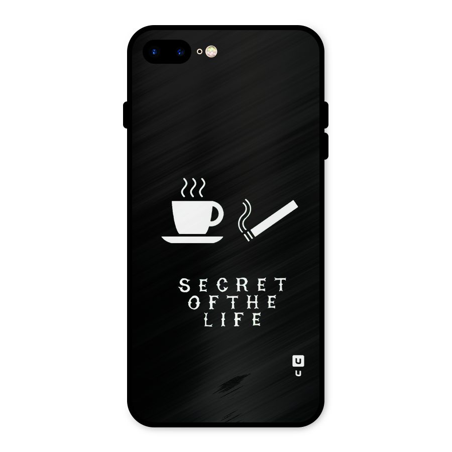 Secrate of Life Metal Back Case for iPhone 8 Plus