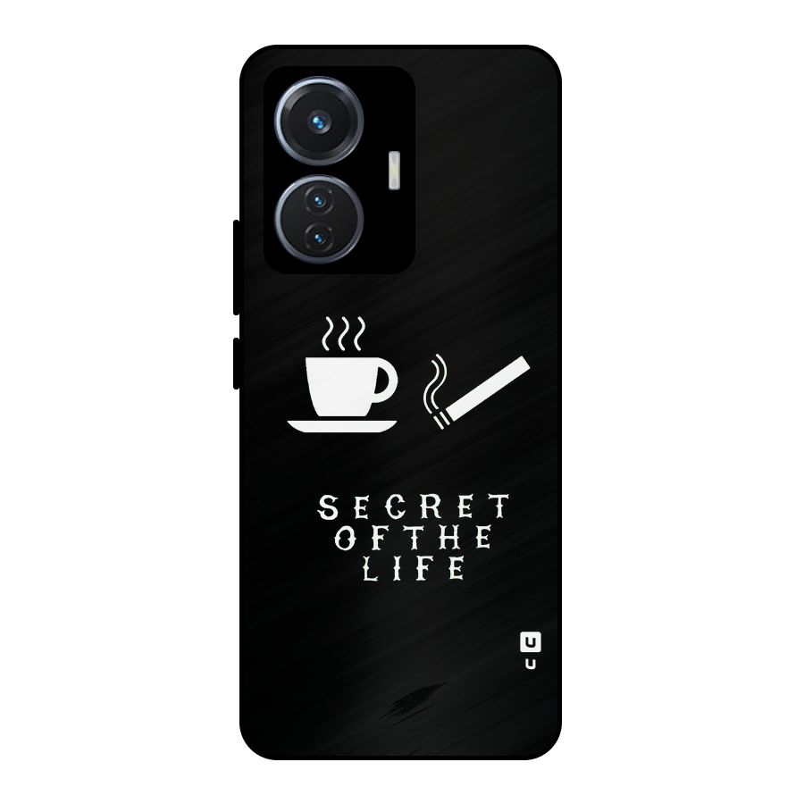Secrate of Life Metal Back Case for iQOO Z6 44W