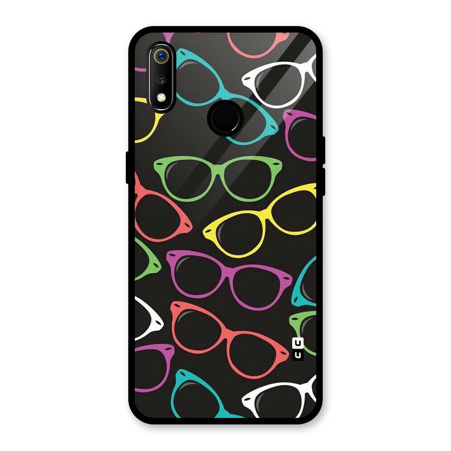 See Colours Glass Back Case for Realme 3i