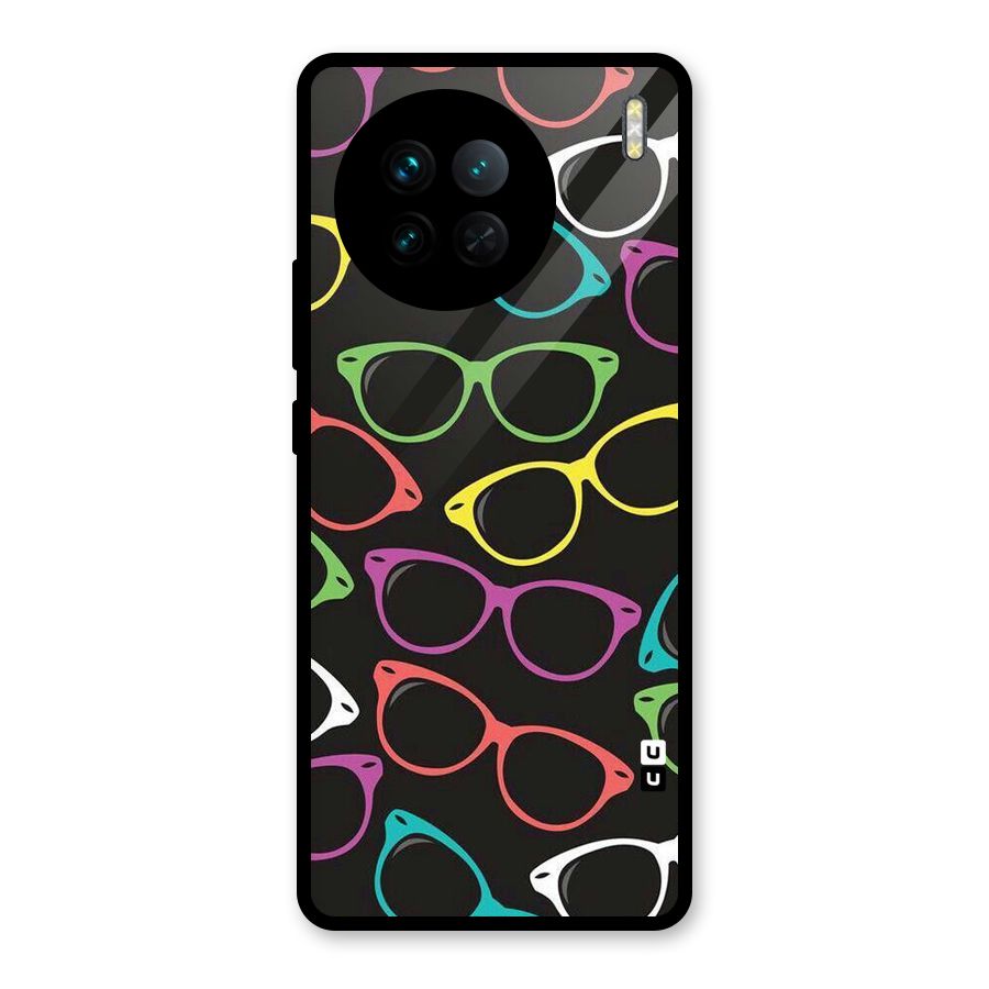See Colours Glass Back Case for Vivo X90