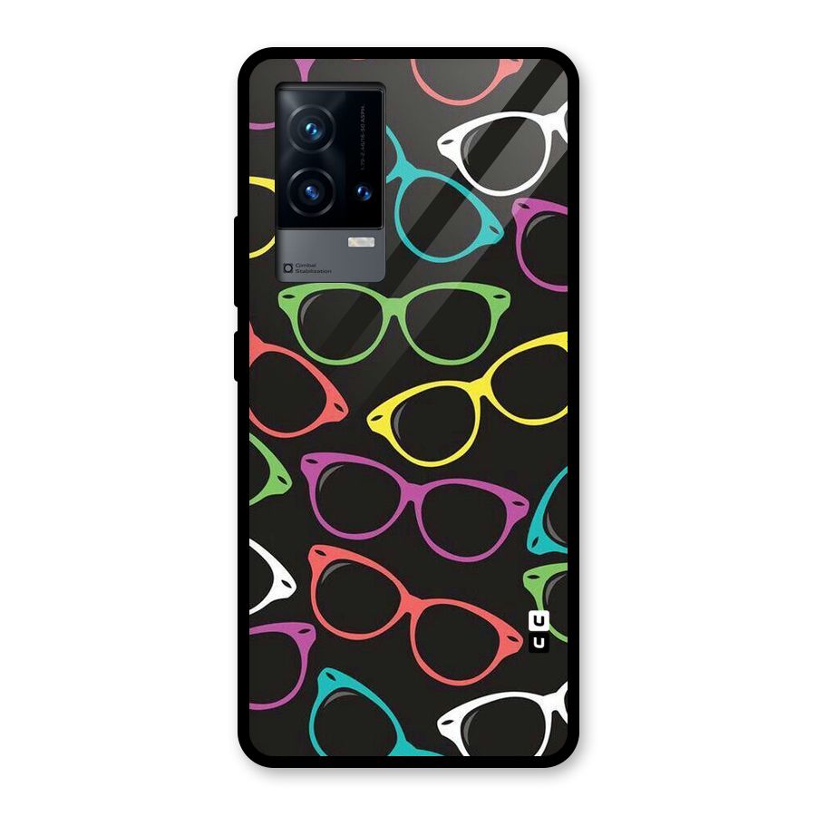 See Colours Glass Back Case for iQOO 9 5G