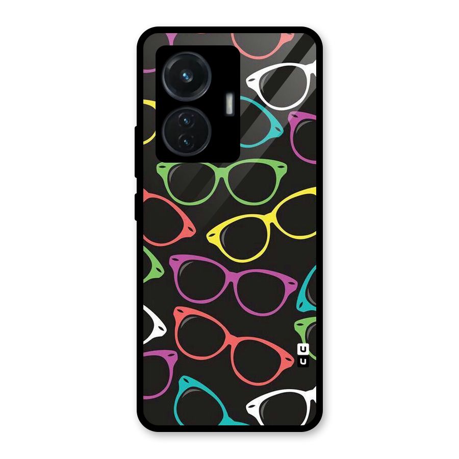 See Colours Glass Back Case for iQOO Z6 44W