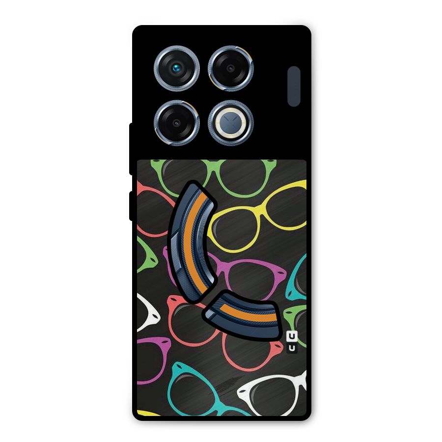 See Colours Metal Back Case for Infinix GT 20 Pro