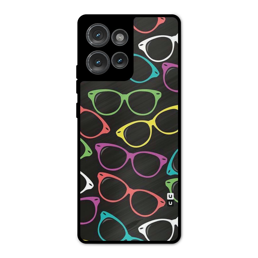 See Colours Metal Back Case for Motorola Edge 50