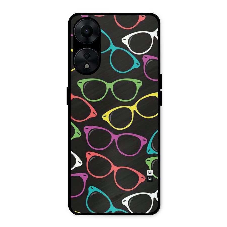 See Colours Metal Back Case for Oppo A78 5G