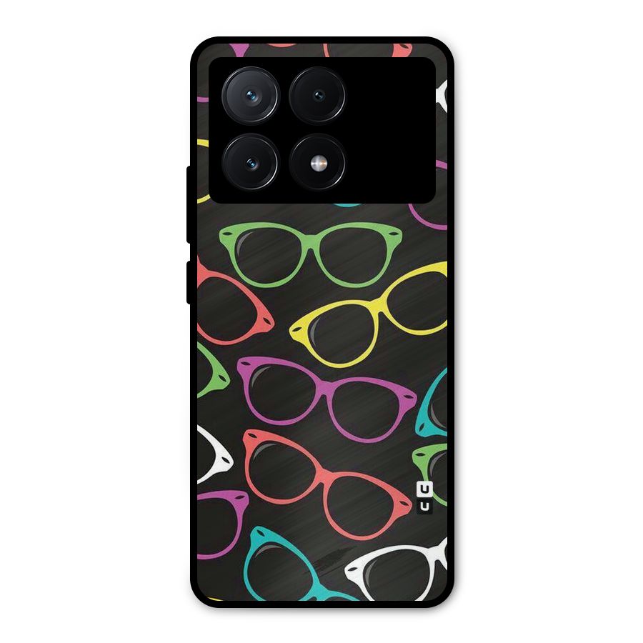 See Colours Metal Back Case for Poco X6 Pro