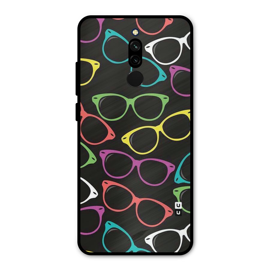 See Colours Metal Back Case for Redmi 8