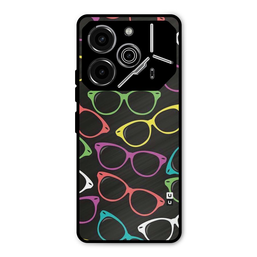See Colours Metal Back Case for Tecno Pova 6 Pro
