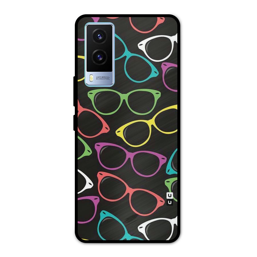 See Colours Metal Back Case for Vivo V21e 5G