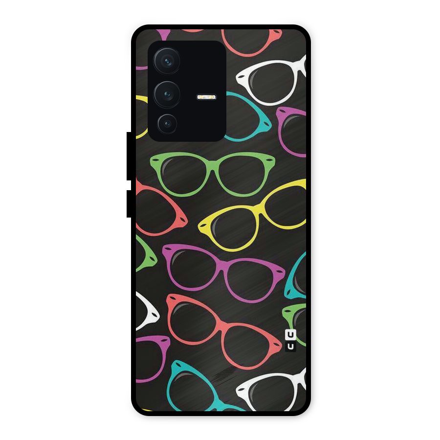 See Colours Metal Back Case for Vivo V23 5G