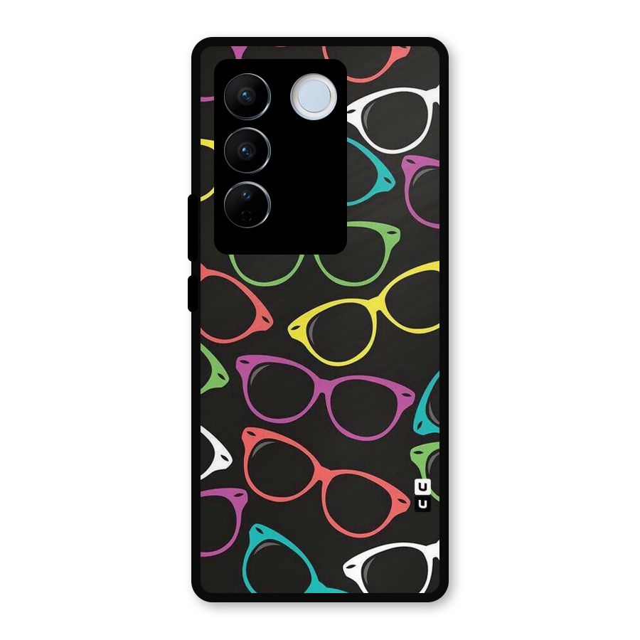 See Colours Metal Back Case for Vivo V27 Pro