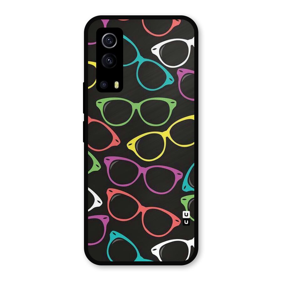 See Colours Metal Back Case for iQOO Z3