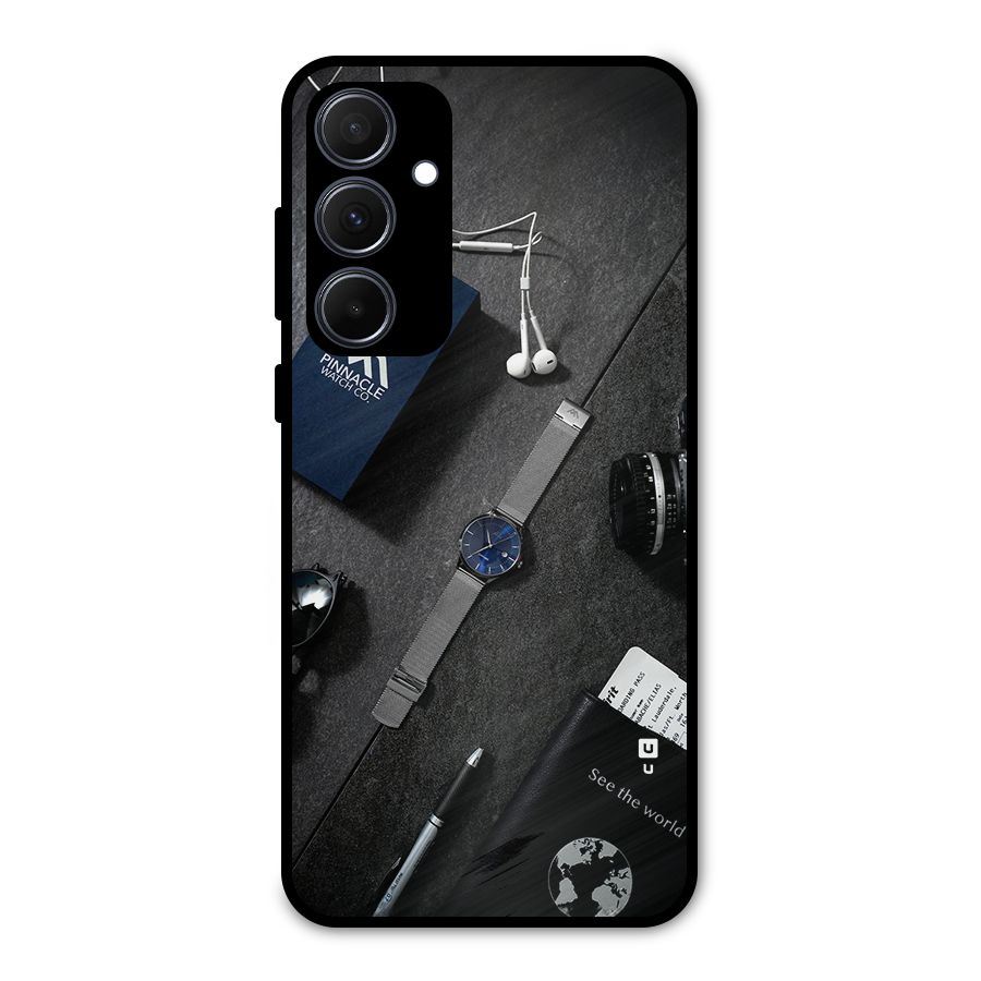 See The World Metal Back Case for Galaxy A35