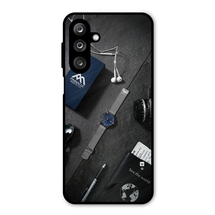 See The World Metal Back Case for Galaxy M36