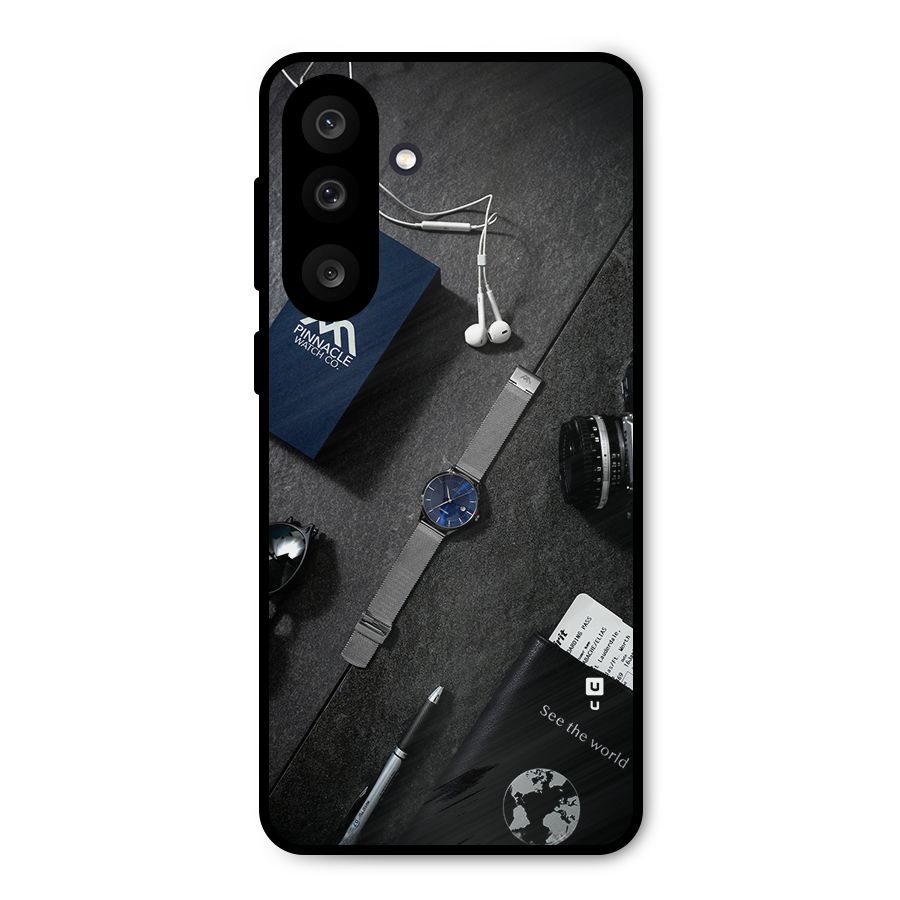 See The World Metal Back Case for Galaxy M56