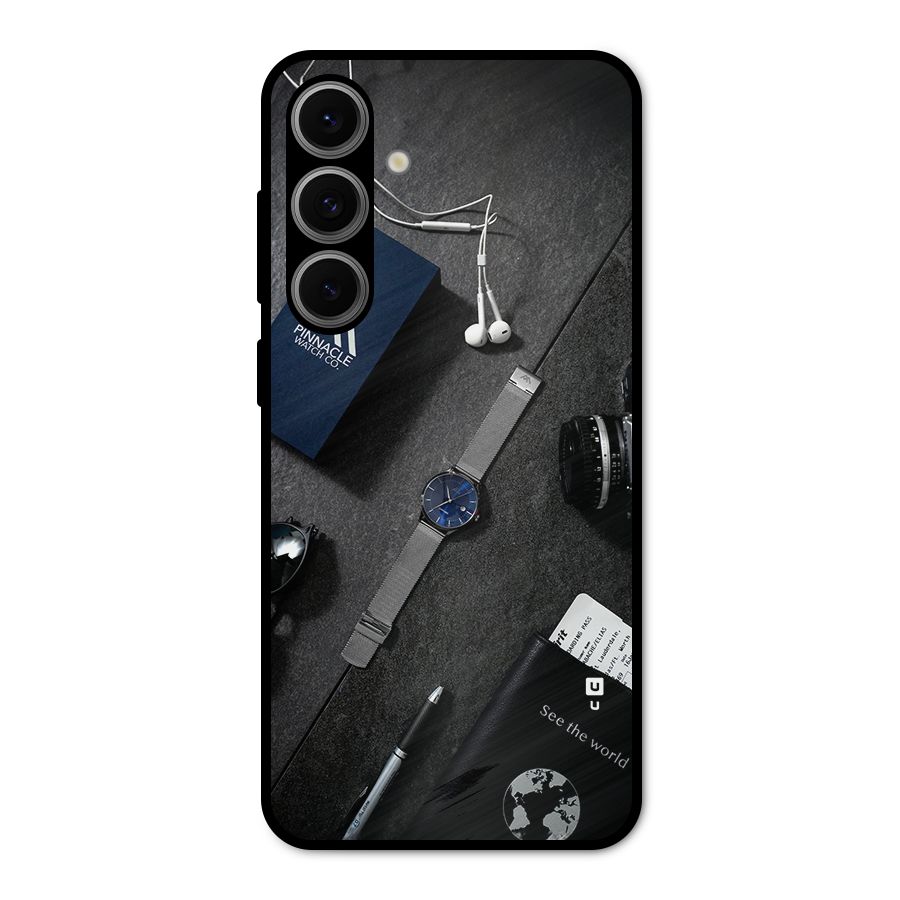 See The World Metal Back Case for Galaxy S24 FE