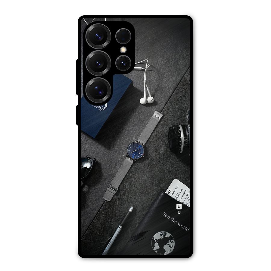 See The World Metal Back Case for Galaxy S25 Ultra