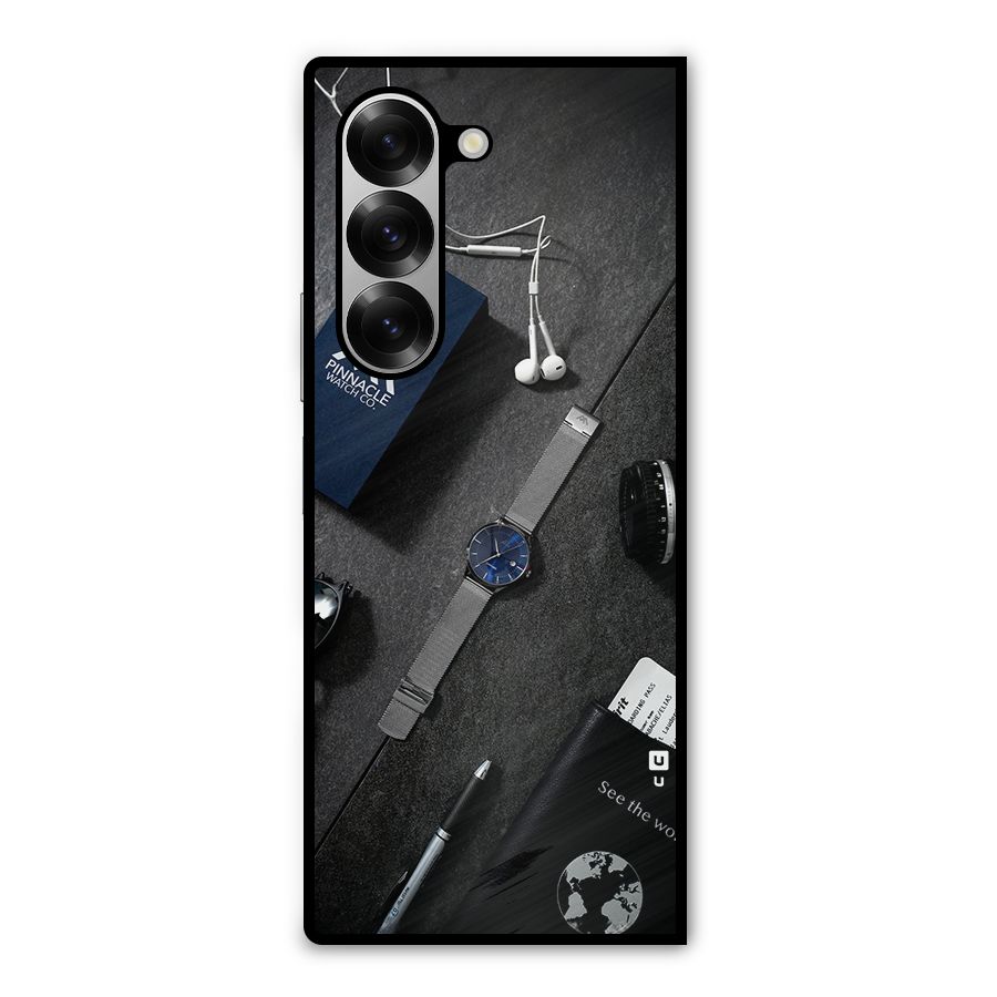 See The World Metal Back Case for Galaxy Z Fold6